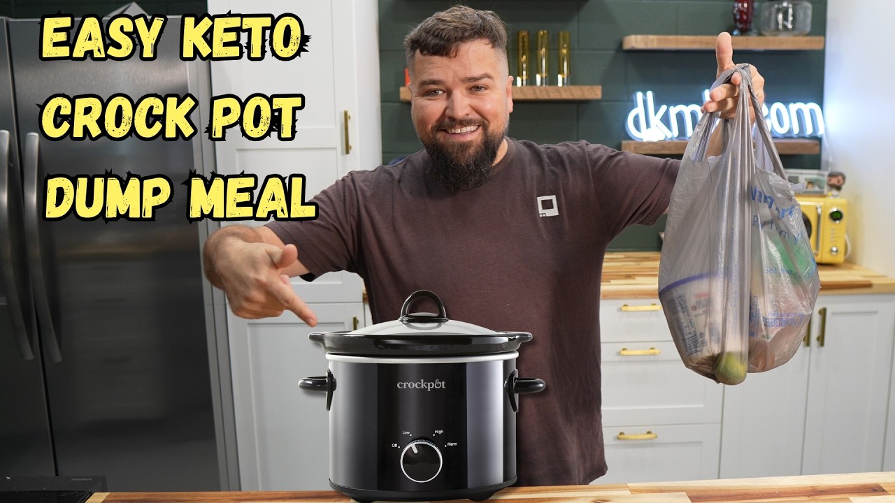 This Cottage Cheese Keto Crockpot Dump Recipe is amazing and easy!
