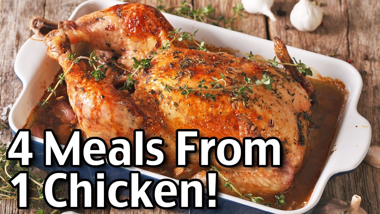 Leftover Rotisserie Chicken Recipes! 4 Meals From One Chicken!
