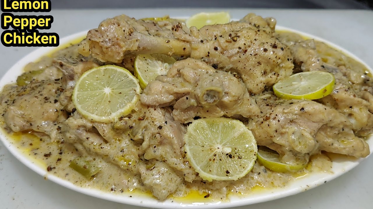 Lemon Pepper Chicken Recipe | Tasty Pepper Lemon Chicken | Best Chicken Starter | Chef Ashok