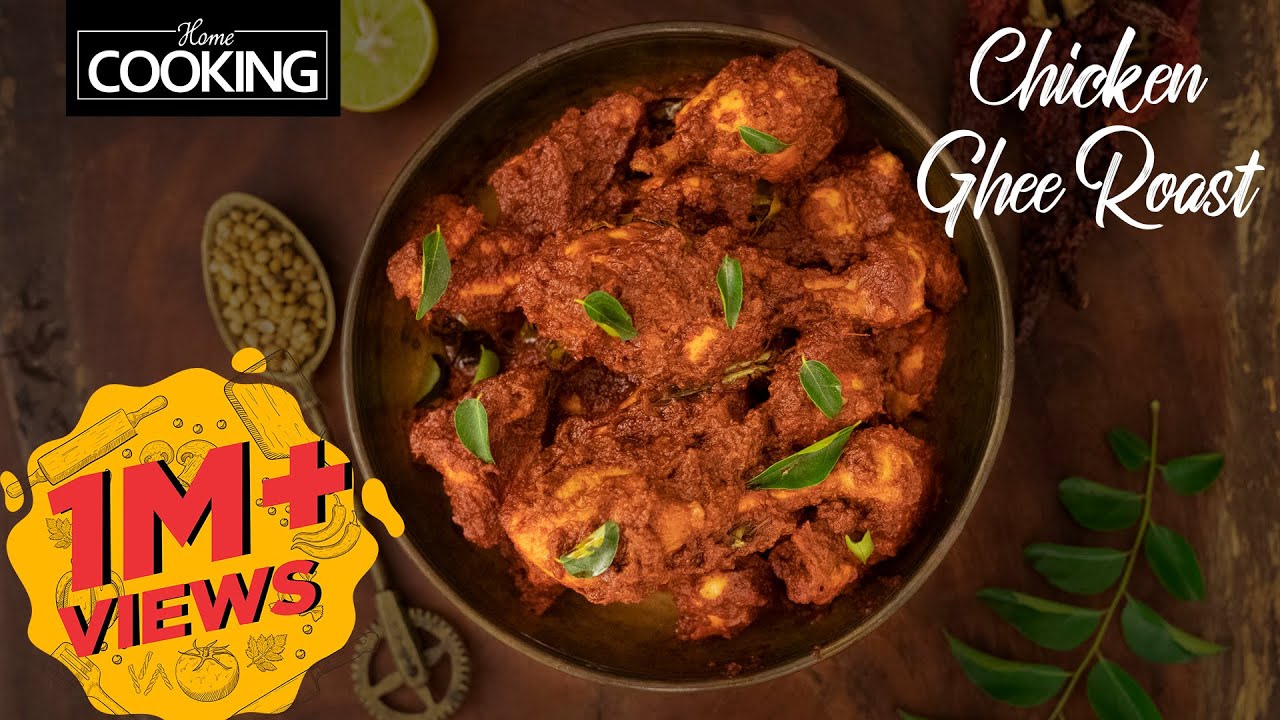 Chicken Ghee Roast | Mangalorean Chicken Ghee Roast | Chicken Masala | Chicken Gravy Recipes