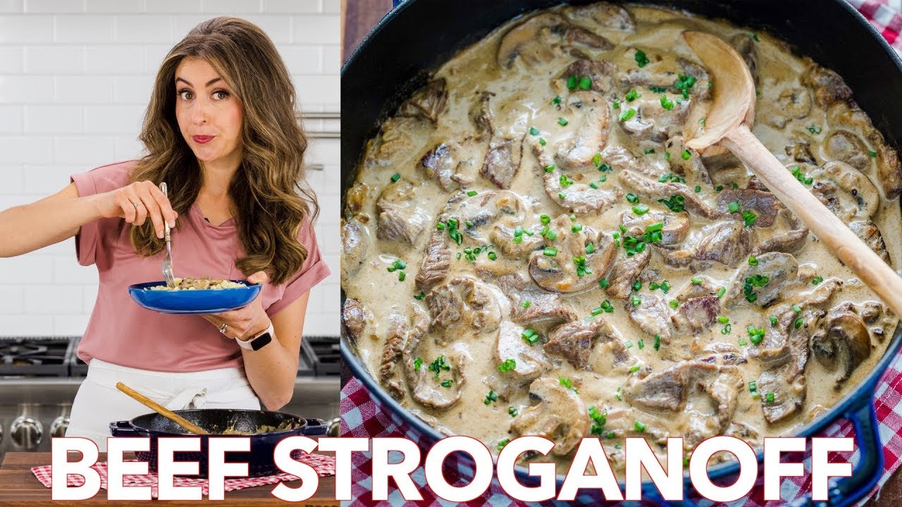 Easy Classic Beef Stroganoff Recipe – Natasha’s Kitchen