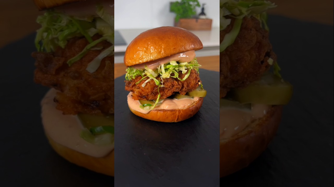 fried chicken sub #breakfastsandwich #chessesandwich #chickenrecipes #chicken #food #recipe #cheese