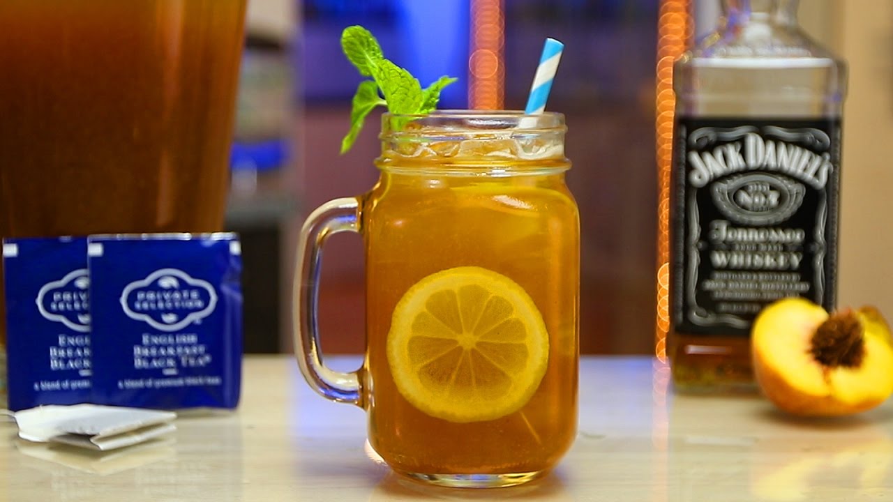 Peach Whiskey Iced Tea