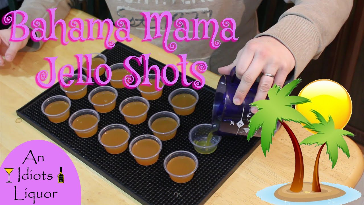 Bahama Mama Jello Shots – A Twist on the classic Rum cocktail recipe.