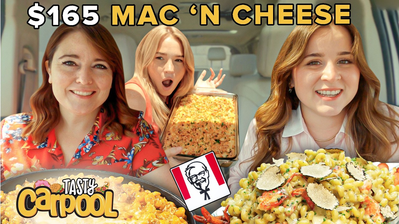 $165 vs $3.49 vs Homemade Mac & Cheese ft. Alix Traeger | Tasty Carpool