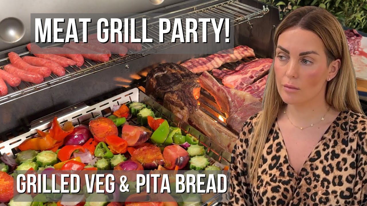 Meat Grill Party: From Chicken to Tomahawk | Grilled Vegetables & Homemade Pita Bread
