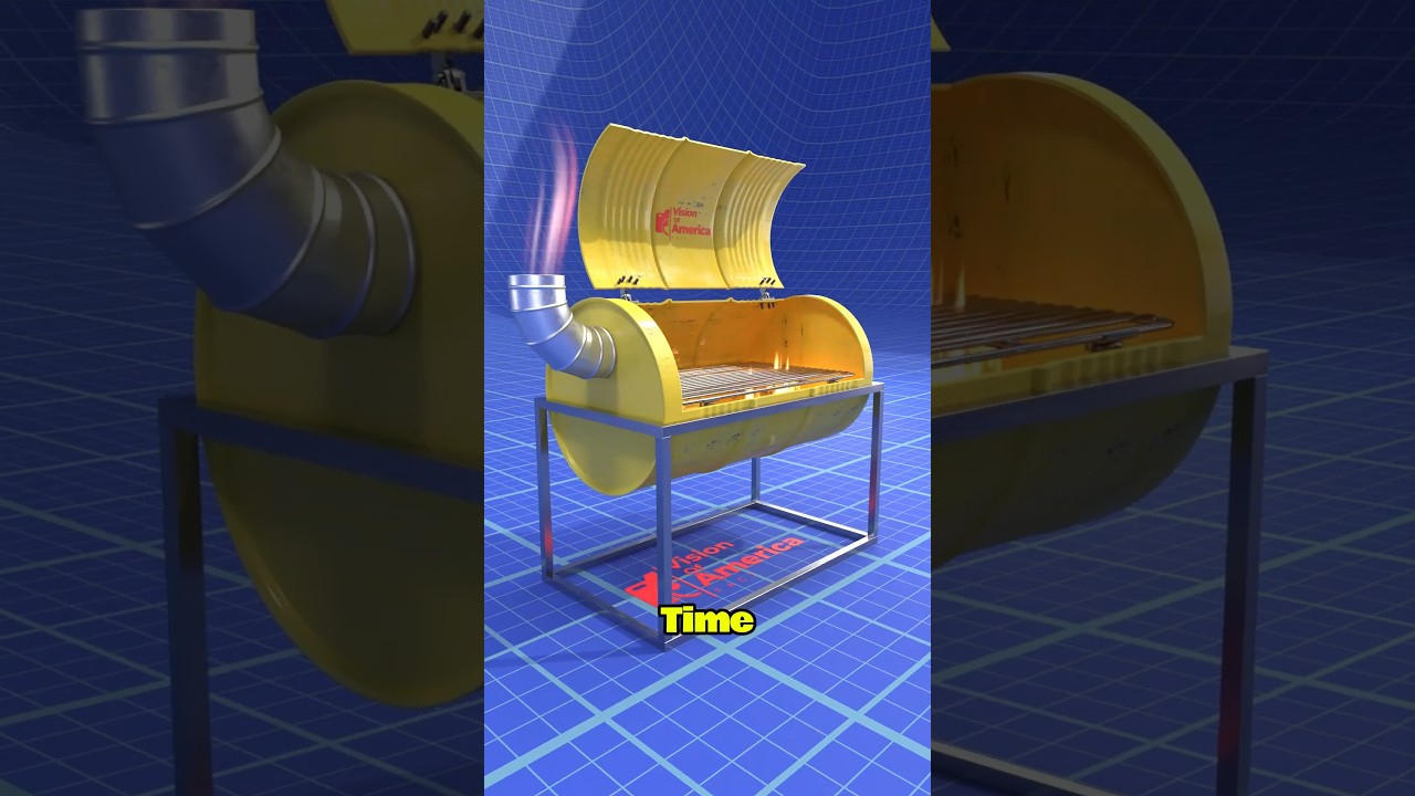 DIY Grill Machine from a Steel Drum | Homemade BBQ Setup Step by Step