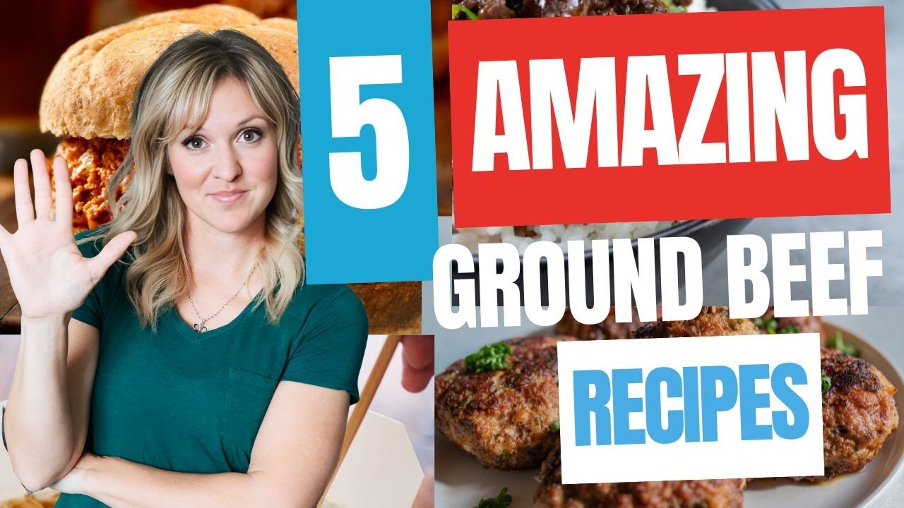 5 of the BEST Ground Beef recipes | Easy Winner Dinners | Easy & Healthy Family Dinners