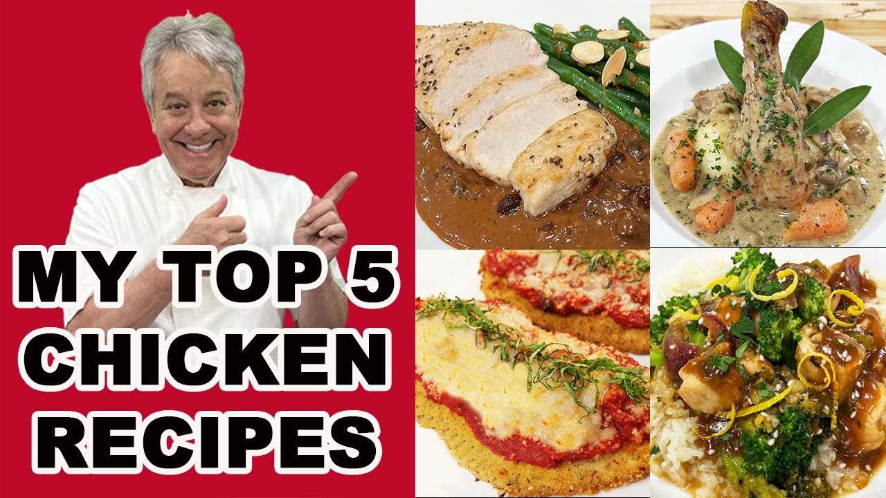 Chef Jean-Pierre’s 5 essential Chicken Recipes!