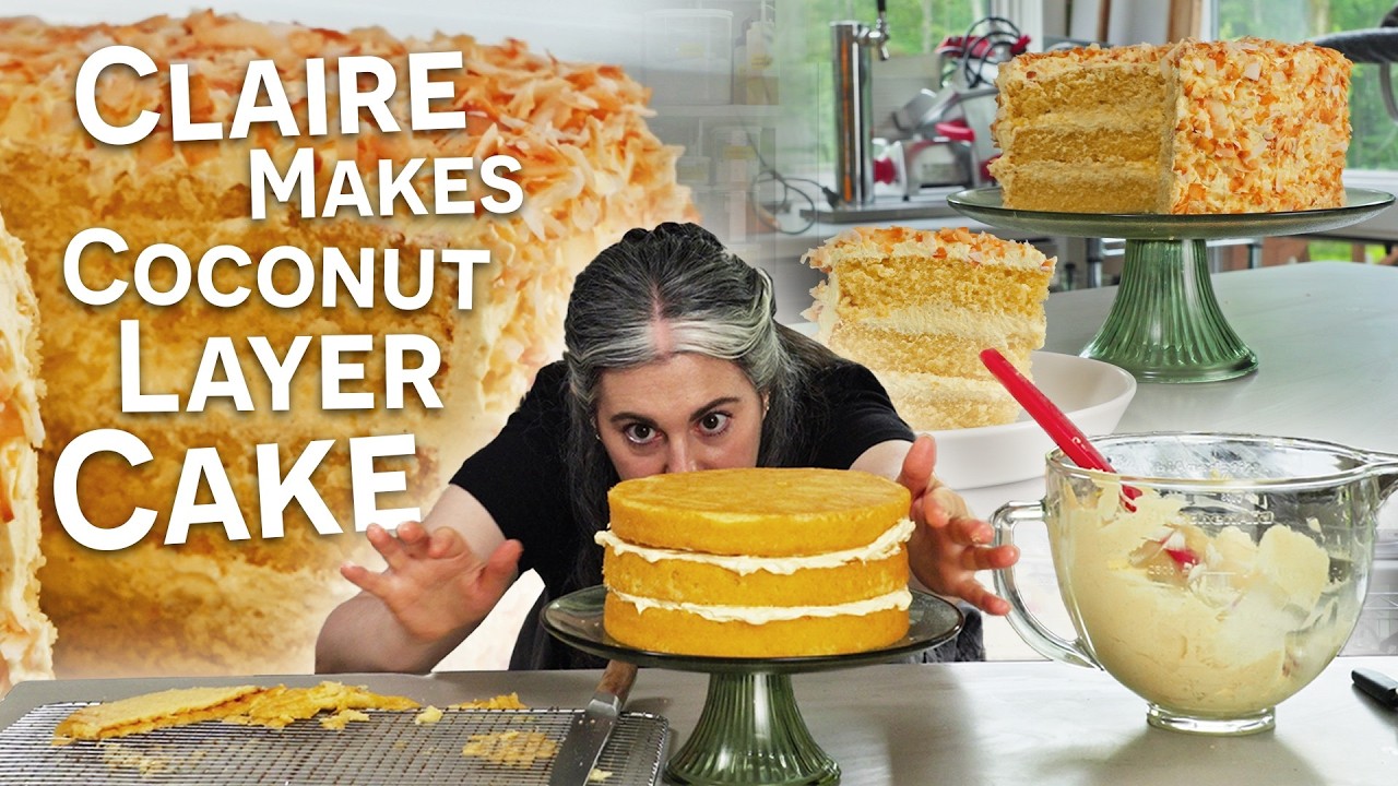 Claire Saffitz Makes The Ultimate Coconut Layer Cake |  Dessert Person