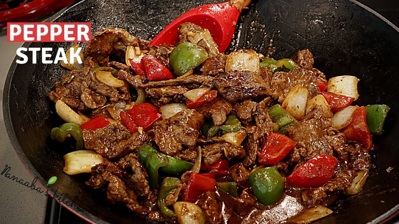 Easy way to make  the tastiest Pepper Steak recipe for your family  –  cooking stir fry