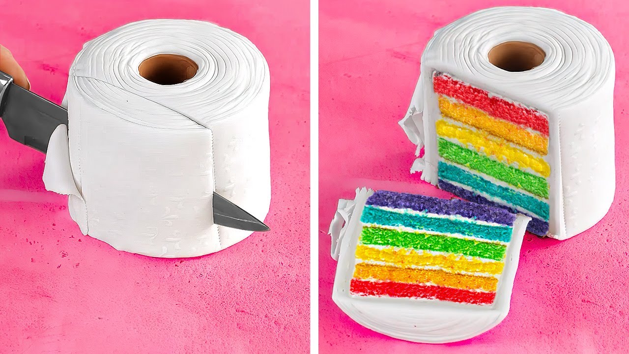 TOILET PAPER CAKE || Jaw-Dropping Dessert Ideas That Look So Real || Cake And Chocolate Recipes