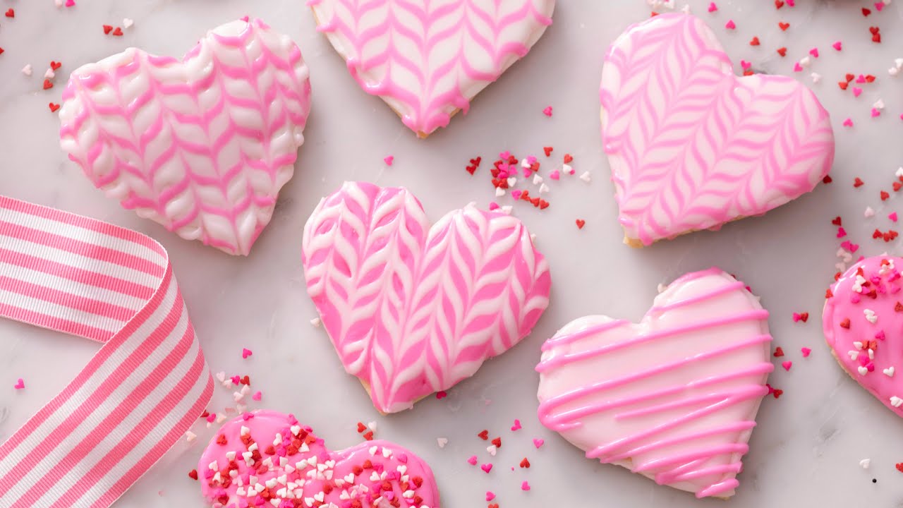 Valentine’s Day Sugar Cookies #shorts