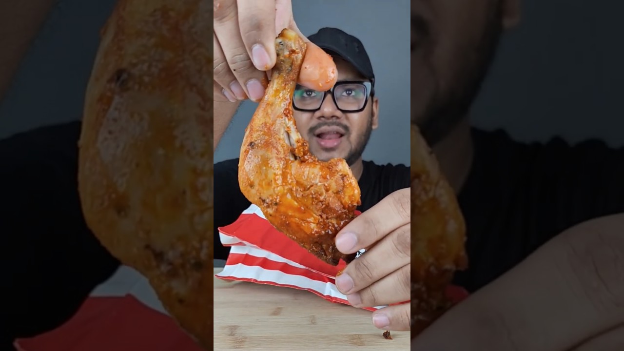KFC SMOKY GRILL FULL LEG REVIEW | 2 PC GRILLED CHICKEN TASTE TEST | KFC INDIA FOOD REVIEW