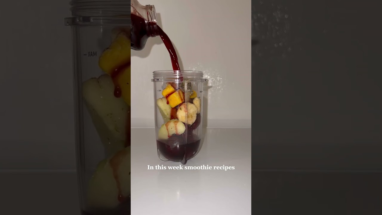 A Easy and Healthy 5 Ingredient Smoothie Recipe ? #shorts