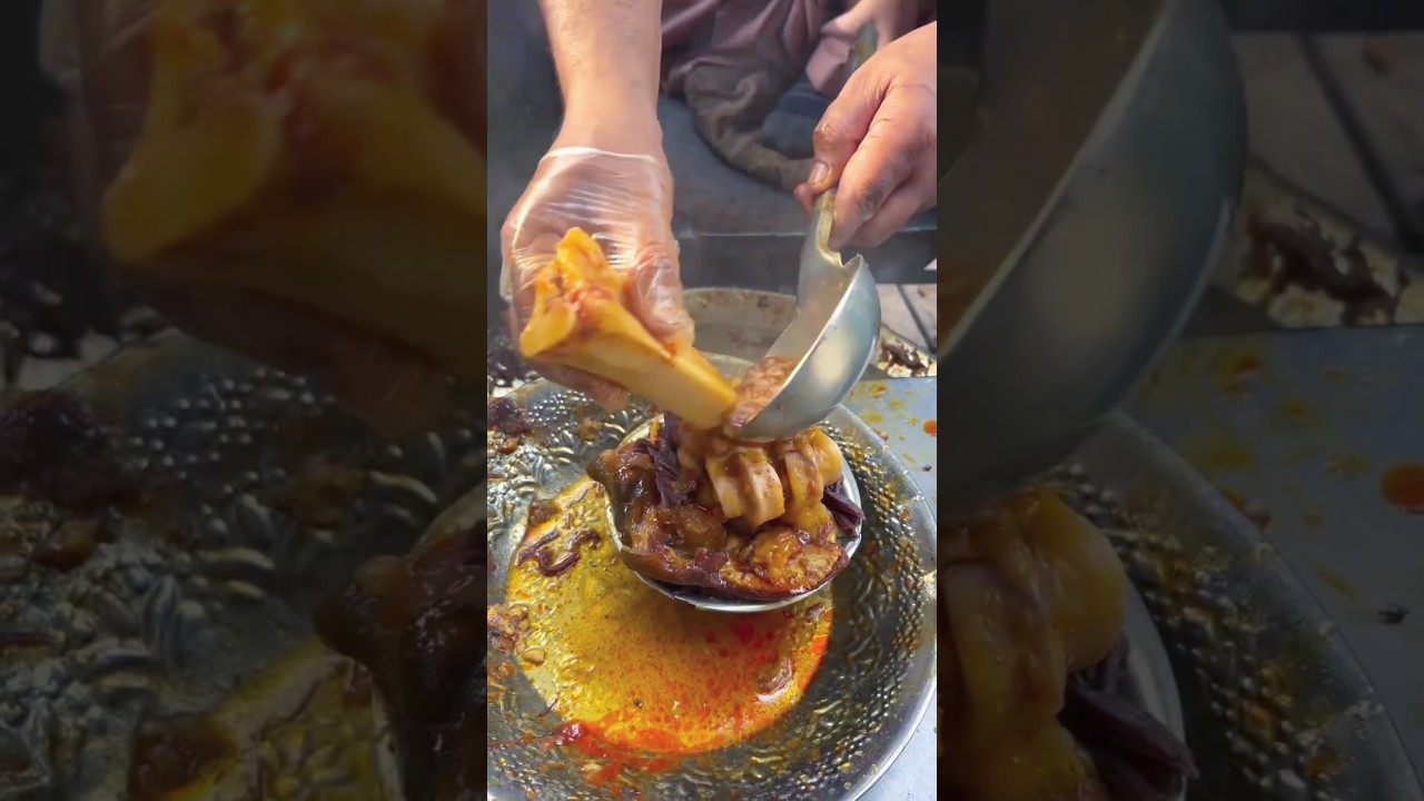 Bong paya-Beef paya-How to make Paya-lahori paya recipe-beef trotters recipe-Nashta#asmrfood#shorts