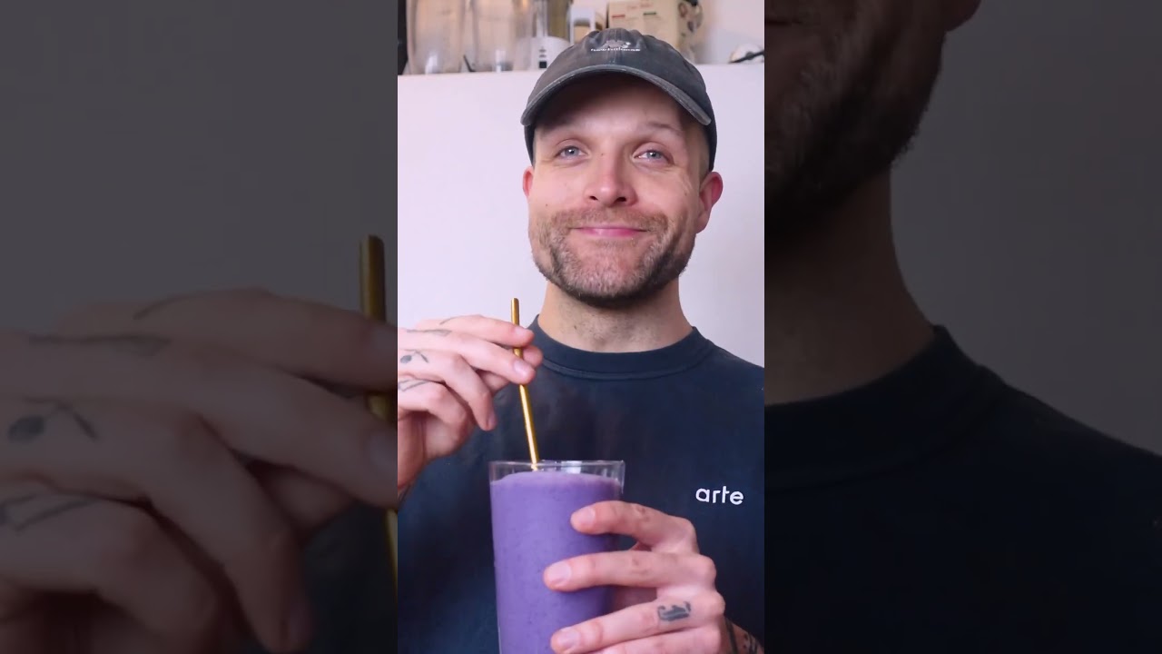 Healthy Breakfast Blueberry Protein Smoothie Recipe ???