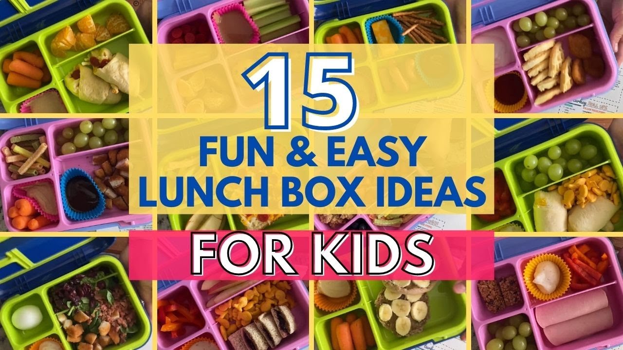 Kid’s Lunch Box Ideas | Back to School Lunch Ideas | Lunch Box Recipes | Easy Lunches for Kids