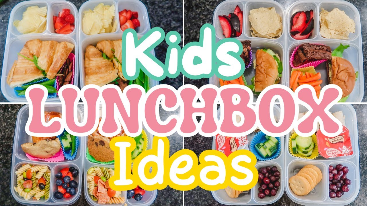 Kids School Lunchbox Ideas//4 delicious meals for your kids!
