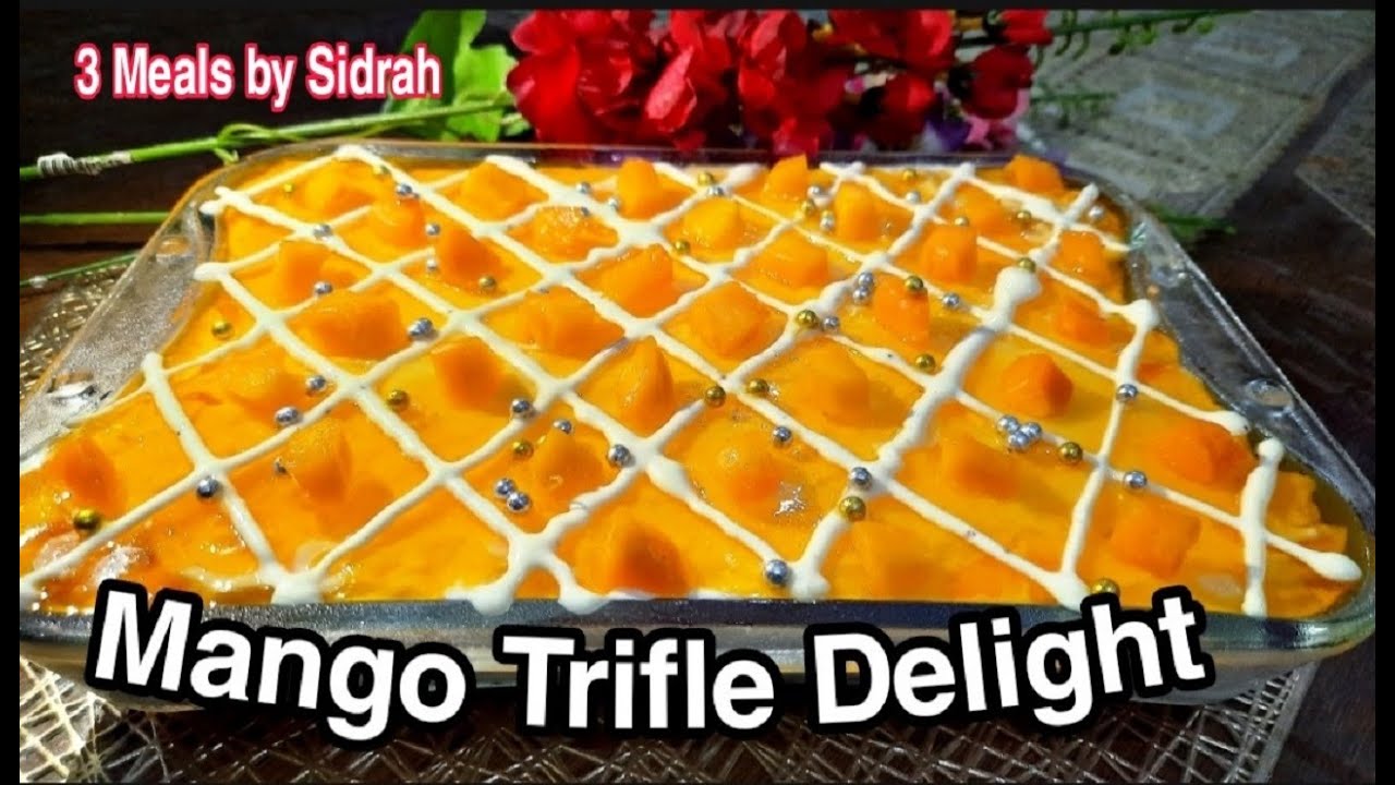 Mango Trifle Delight | Quick and Easy Mango Trifle Delight | Dessert Recipes