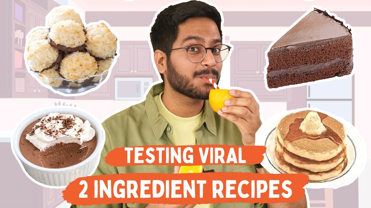 OMG? Testing *VIRAL* Two Ingredient recipes ONLY | Crazy Two Ingredient Dessert Recipes