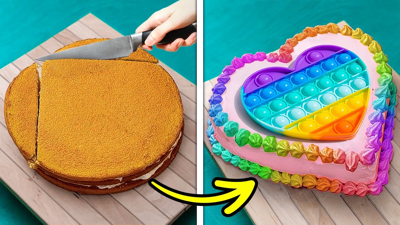 POP IT DESSERT! || Cute And Sweet Food Ideas With Chocolate, Cake, Marshmallow And Candy