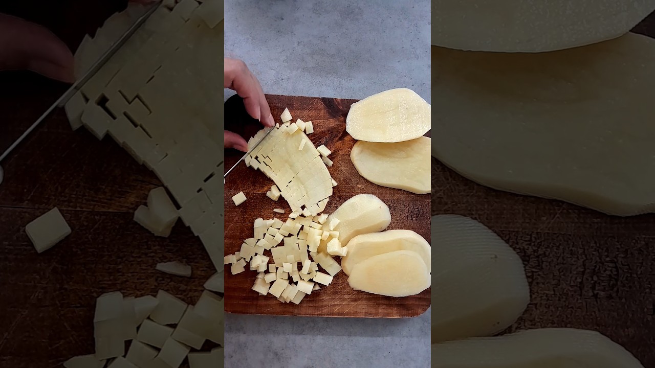 Quick and Easy Dinner with Potatoes #food #dinner #recipe #quickrecipe #shorts