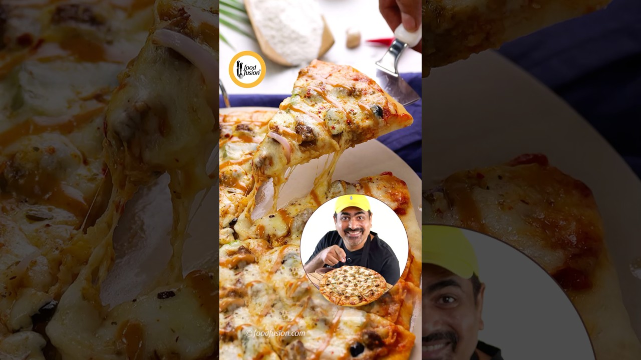 BBQ Beef Boti Pizza Recipe Restaurant Style! – Food Fusion