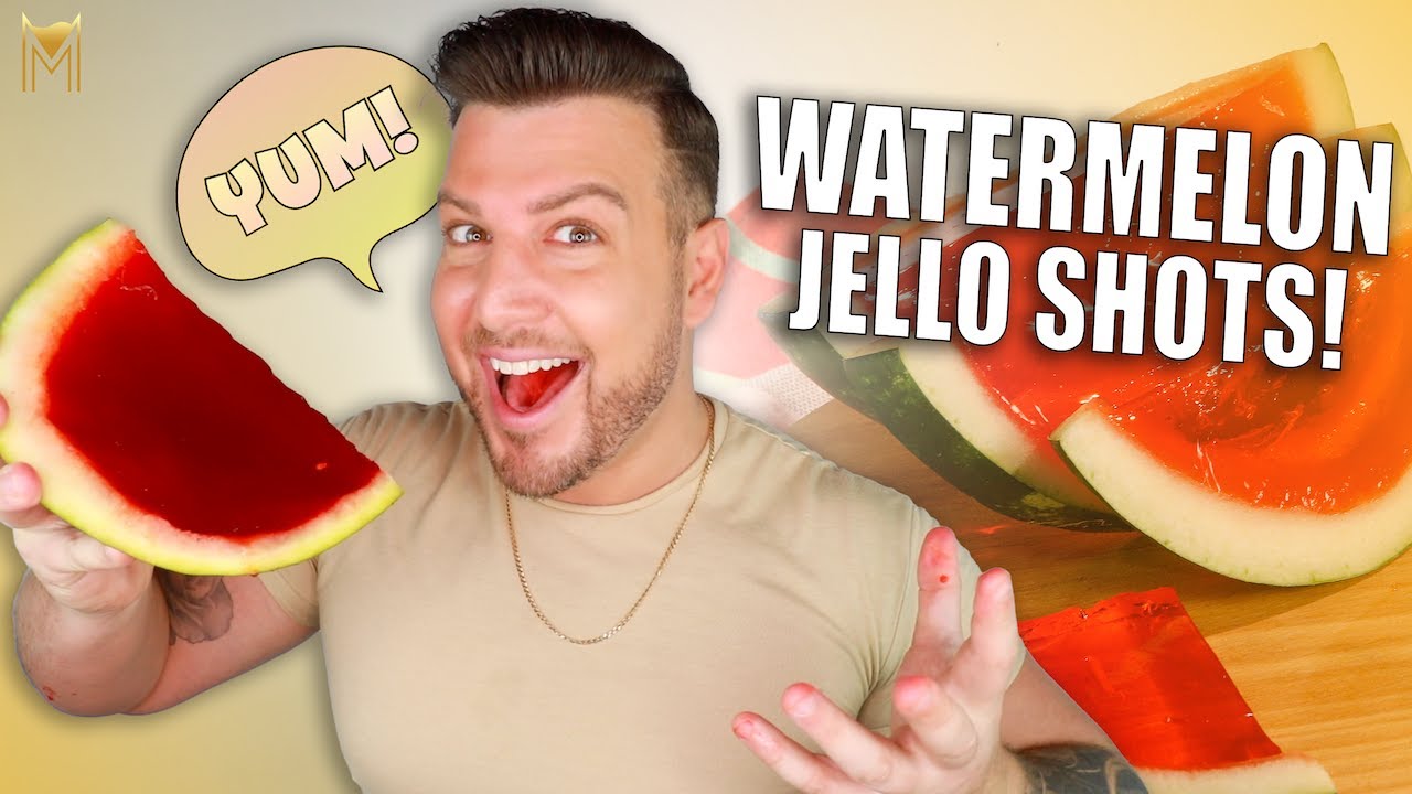 Bartender Reacts to Giant & Mini Watermelon Jello Shots!