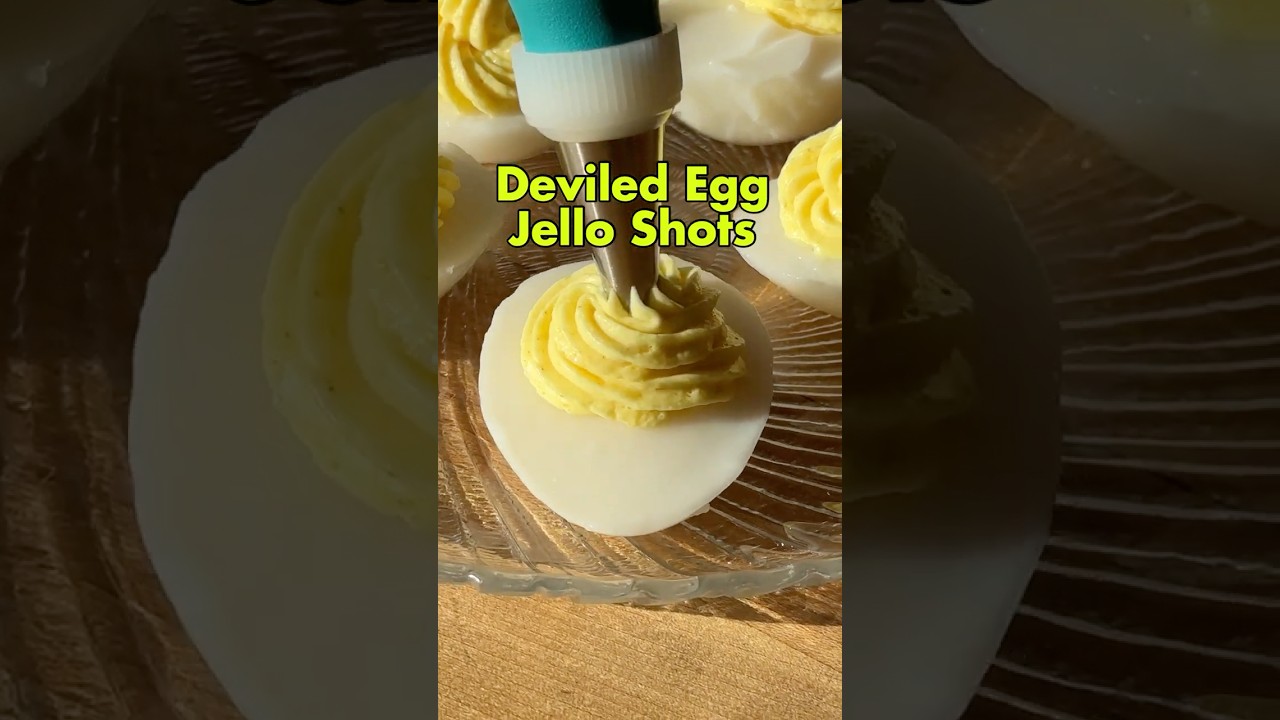 Deviled Egg Jello Shots