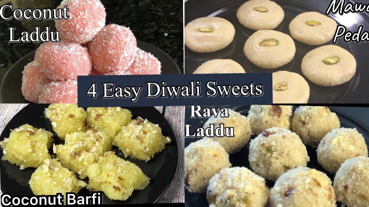 Diwali sweets recipes|Deepavali dessert recipes|Easy Diwali recipes|INDIAN FESTIVAL SWEETS