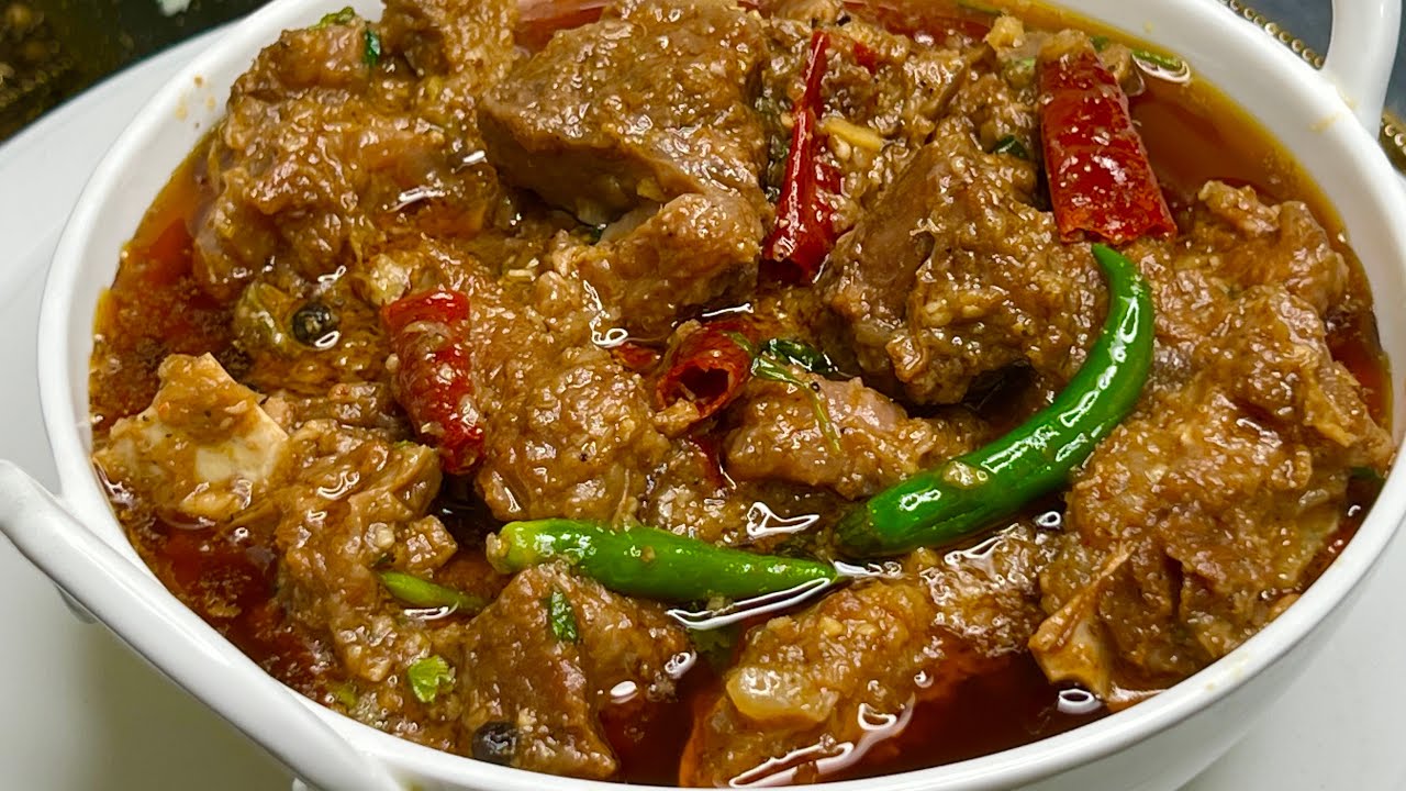 Kate Masale Ka Gosht | Khade Masale Ka bhuna Hua Gosht | Bade Ke Gosht Ka Stew