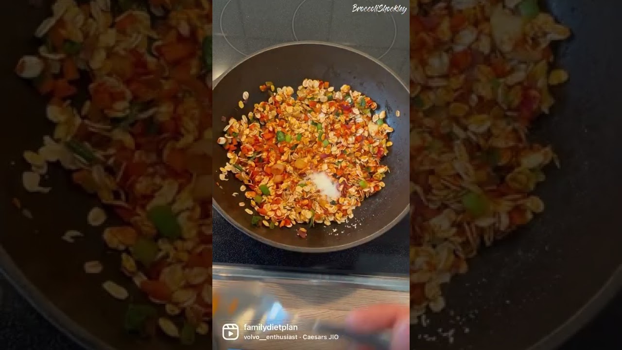 Savory Oatmeal: Five minutes healthy vegan meal | Vegetables Oats | Kids friendly quick meals