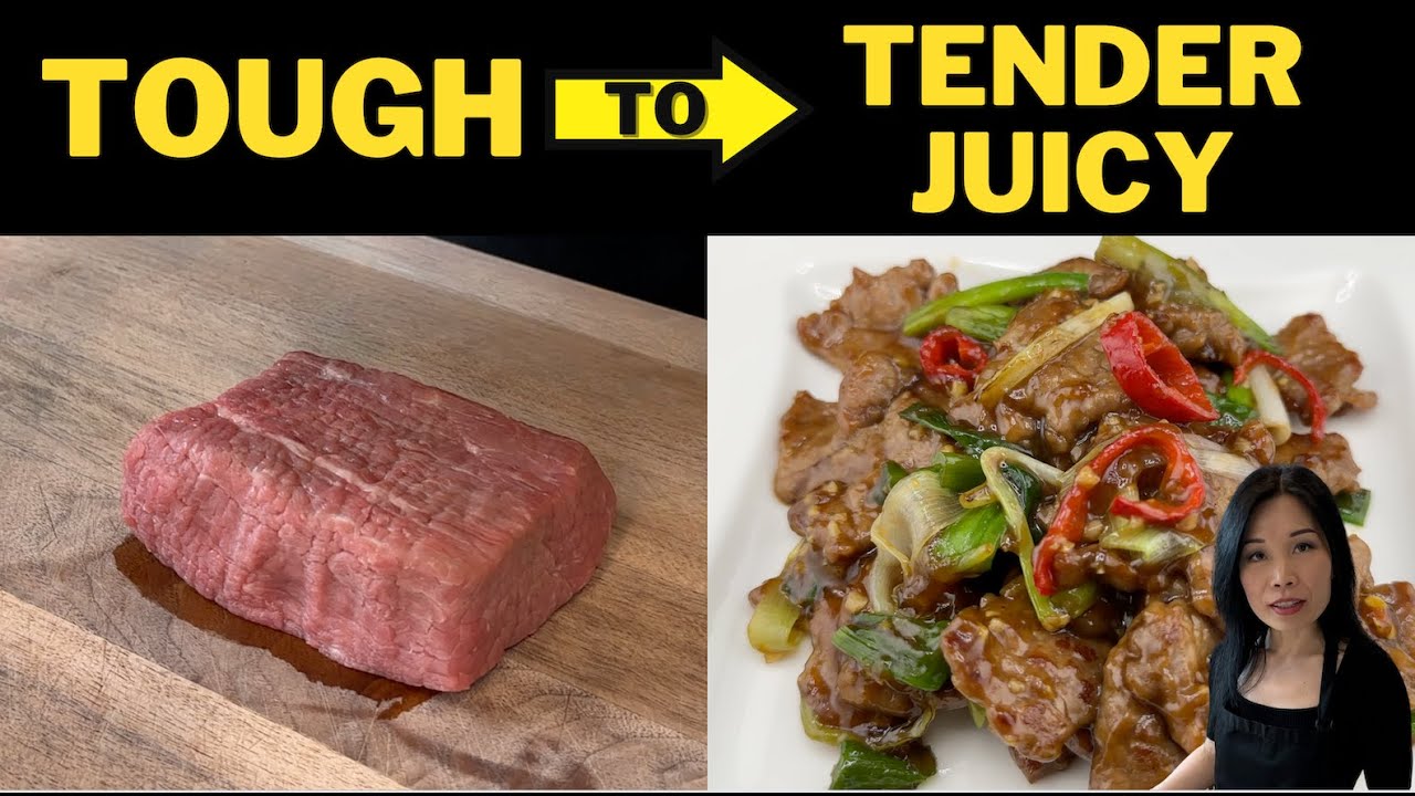 DON’T put baking soda in beef marinade – The RIGHT way to tenderize beef for stir fries