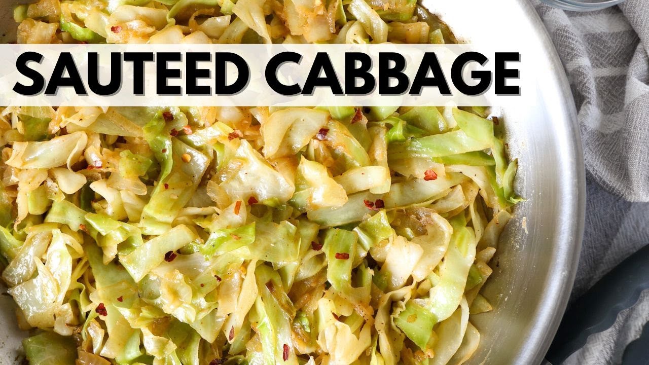 Delicious Sauteed Cabbage Recipe | No pork bacon needed!