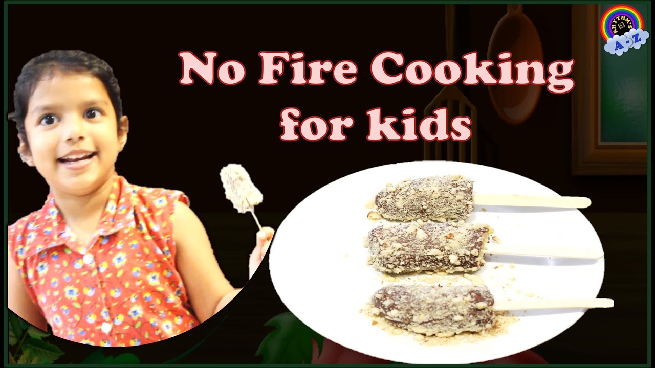 Easy no fire cooking recipes for school competition part 1 | How to make banana pops for kids