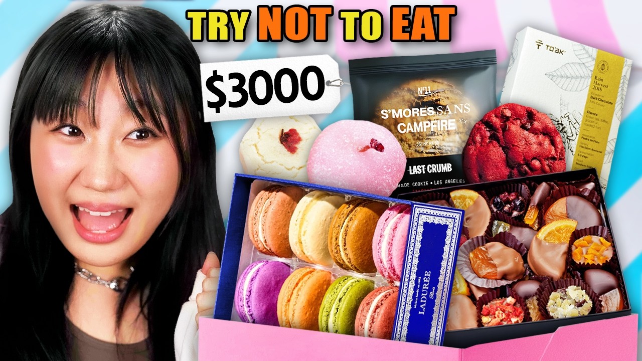 Try Not to Eat – $3,000 Worth of Desserts!!