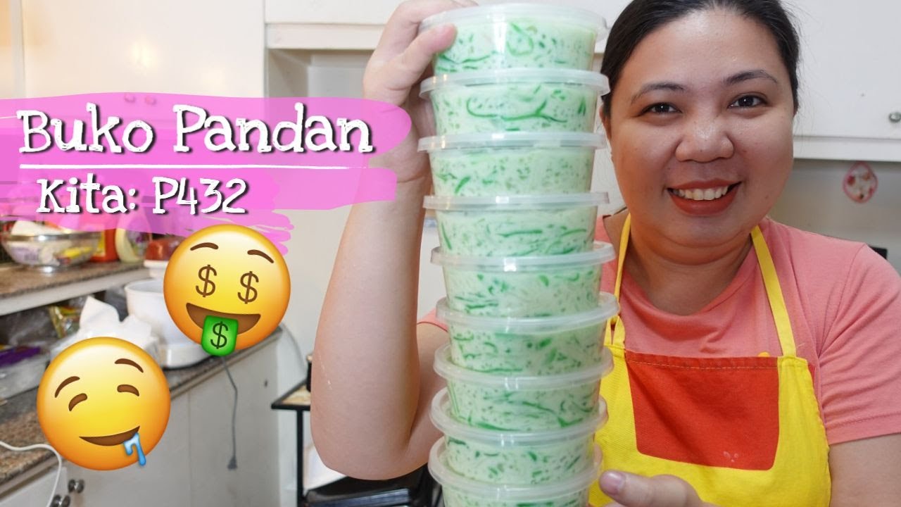 BUKO PANDAN Jelly Dessert Recipe pang Negosyo with Costing
