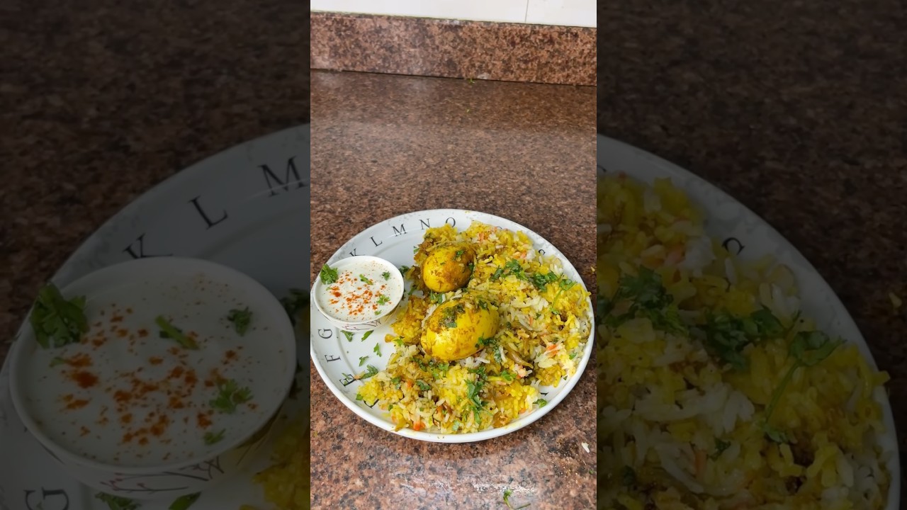 Day 60/Egg Biryani..😍#shorts #recipevlog #eggbiryani #vjsingh12