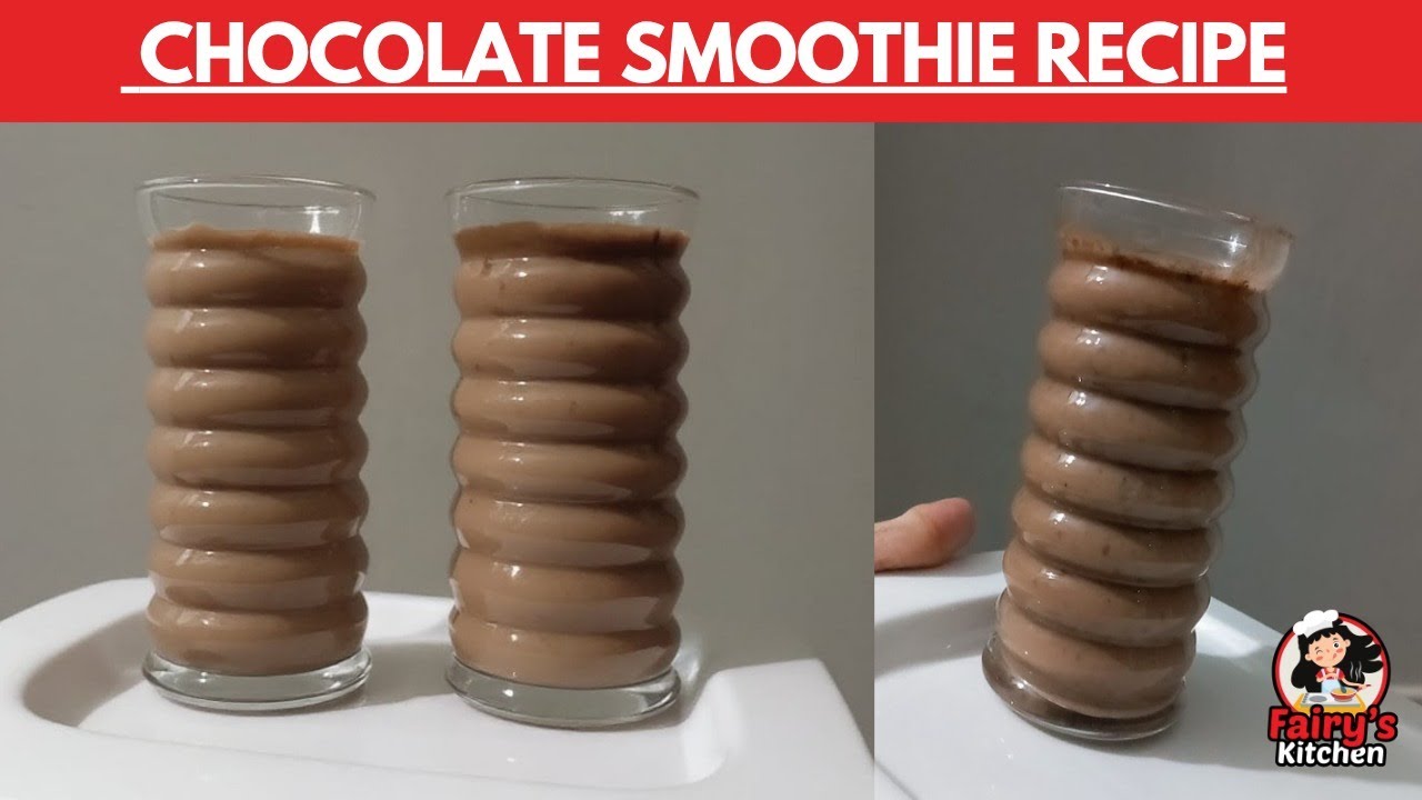 Easy Chocolate Smoothie Recipe | The Perfect Healthy Breakfast