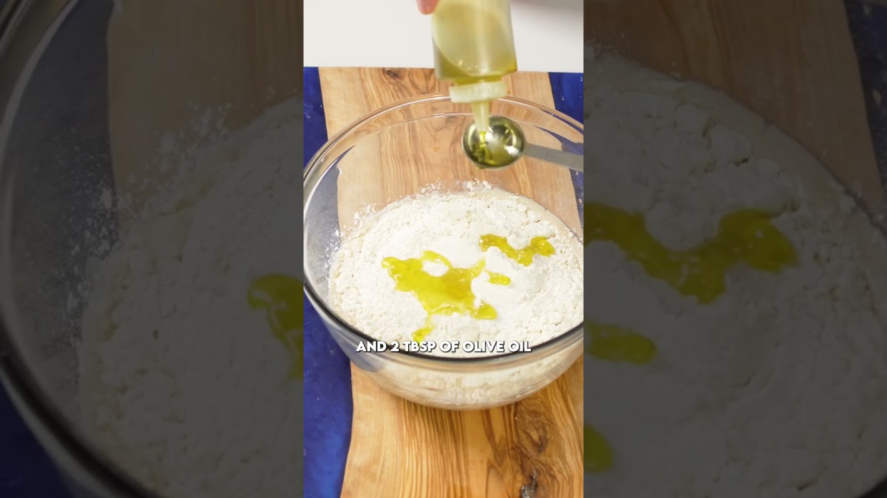 How to Make this ‘Homemade Pizza Dough’ 🍕 #shorts