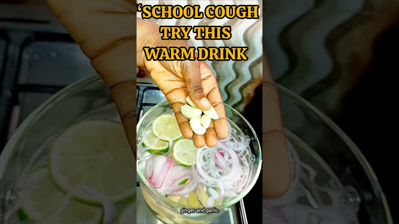 KIDS SCHOOL COUGH?Try This Drink.#wellnessdrinks #drink #recipe