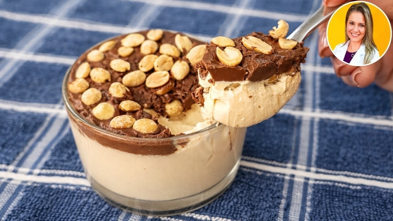 Only 3 INGREDIENTS! HIGH PROTEIN & LOW CARB Snack or Dessert! Delicious, Light & NO SUGAR