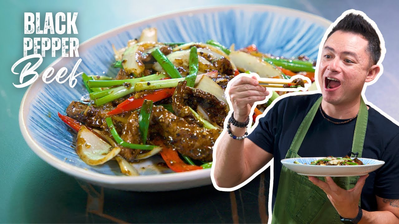 BLACK PEPPER BEEF STIR – FRY | SHERSON LIAN