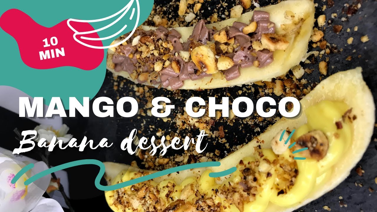 ?Banana dessert recipes without oven | Mango cream cheese dessert |Chocolate cream with cocoa powder