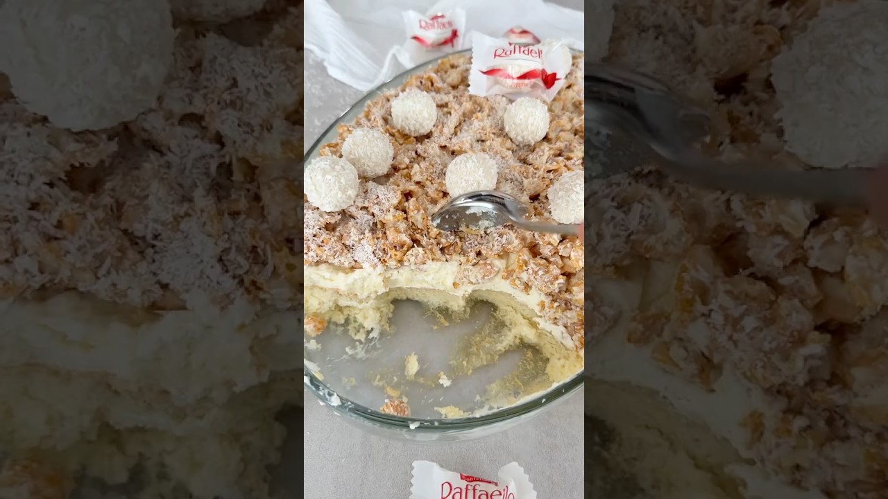 Crunchy Raffaello Dessert