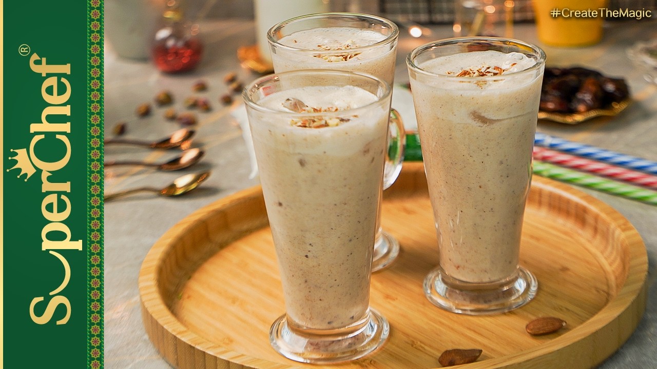 Date Almond Smoothie Recipe | Healthy Energy Drink | Ramadan Special Iftar Drink
