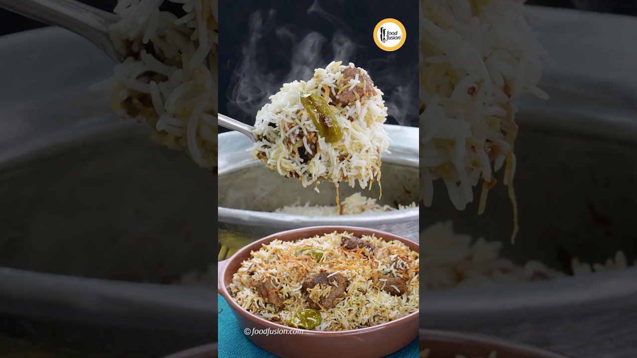 Degi Style White Beef Biryani Recipe by Food Fusion