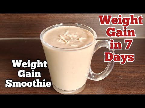 High Protein Smoothie Recipe for Instant Weight Gain | Weight Gain Recipe |Breakfast Smoothie Recipe