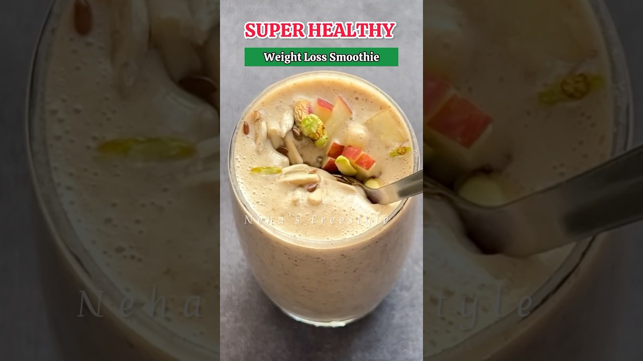 High Protein Weight Loss Smoothie | Oats Smoothie for Weight Loss Breakfast #shorts #youtubeshorts